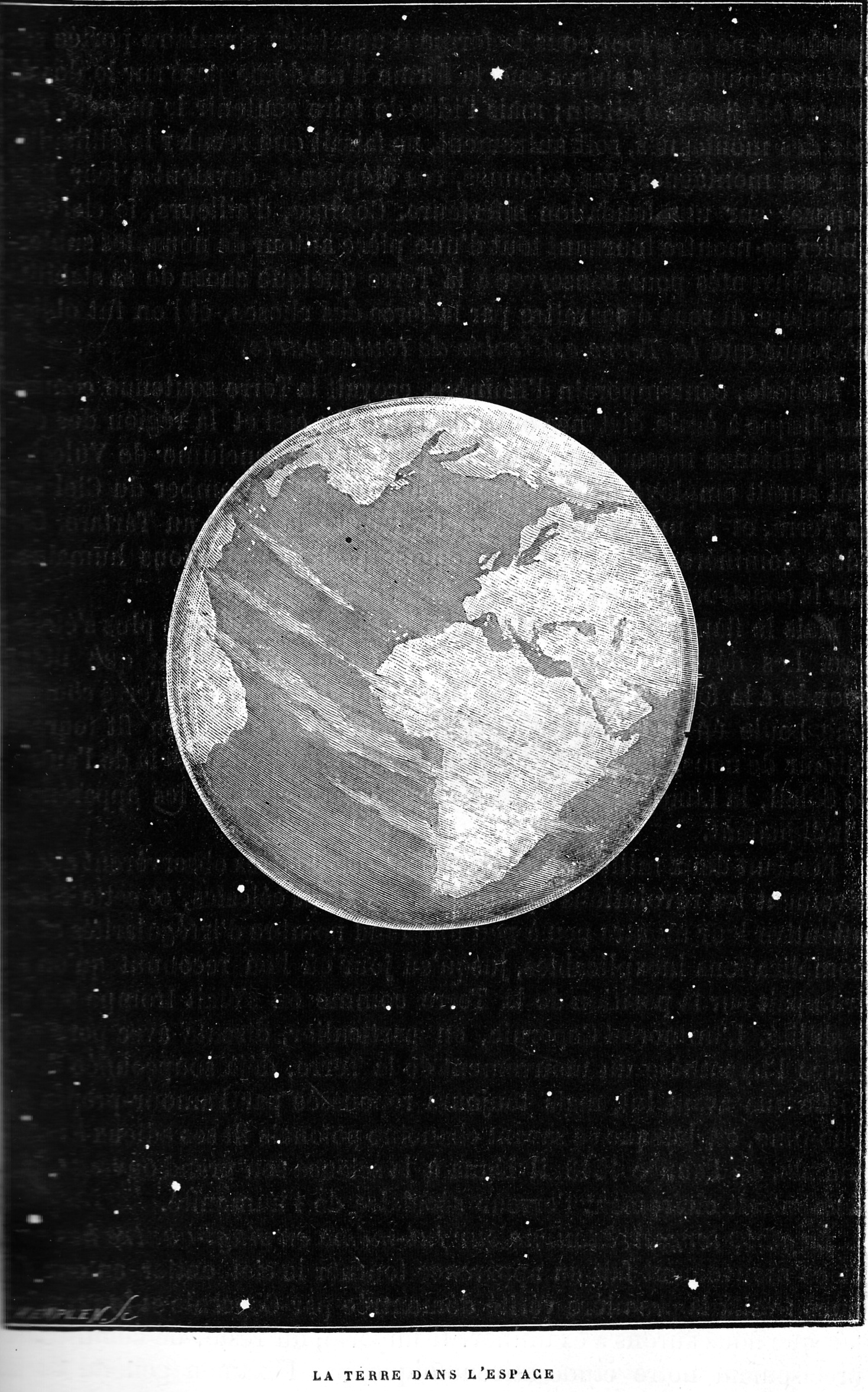Kemplen, La Terre dans l’espace, 1879